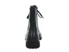 A black boot is shown from the back on a white background. Produktbild-Vorschau