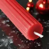 Echtwachs Stabkerzen geriffelt 8er Pack - rot - Festtags Produktbild-Vorschau 3