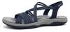 Skechers Femme Sandale Reggae Slim bleu marine Voir les images du produit 25