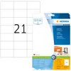 Etiketten Premium A4, weiß 70x42,3 mm Papier matt 210 St. Produktbild-Vorschau 1