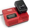 Flex Schnelladegerät CA 10.8/18.0 V LCD Display Ladezustand Produktbild-Vorschau 2