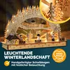 Monzana Schwibbogen Weihnachten Batteriebetrieben Timer Produktbild-Vorschau 2