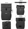 Vayox VA0444B Fahrradtasche, 20 l, PVC, 29x15x50 cm, Produktbild-Vorschau 3