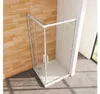 AICA 80x80x185cm 5mm ESG Eckeinstieg Schiebetür eckdusche Produktbild-Vorschau 3