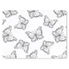 MuchoWow® Mauspad Mousepad Schmetterlinge - Muster - Produktbild-Vorschau 1