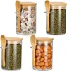 Vorratsgläser mit Deckel und Löffel, 4er-Set 540ml Oats Produktbild-Vorschau 1