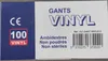 Rękawiczki Rękawice Winylowe Transparentne GANTS 100 szt - Podgląd zdjęcia produktu 2