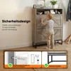 HOKEEPER Armoire à chaussures à 2 portes, meuble à Voir les images du produit 7