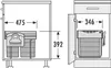Hailo 3641221 - AS Raumspar Tandem Comfort - 20L/20L - Produktbild-Vorschau 9
