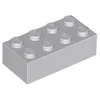 Lego® 2x4 Stein 3001 - 50 Stück Helles bläuliches Grau Produktbild-Vorschau 2