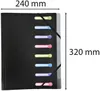 EXACOMPTA Ordnungsmappe DIN A4 PP 8 Fächer schwarz Produktbild-Vorschau 7