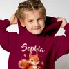 Kinder Hoodie Eichhörnchen personalisiert Kapuzenpullover Produktbild-Vorschau 4