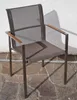 AS-S 4Stk Designer Gartenstuhl mit Armlehne KUBA-BRAUN Produktbild-Vorschau 4