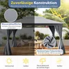 Gazebo COSTWAY 4 x 3 m, gazebo da giardino con rete, tenda Anteprima dell’immagine prodotto 4