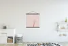 MuchoWow® Textilposter Blumen - Abstrakt - Pastell 60x60 cm Produktbild-Vorschau 2