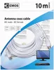Anténny koaxiálny kábel tienený 10m - rovná vidlice 70443 Náhľad obrázku produktu 6