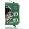 A close-up of a green vintage-style fan. Náhled obrázku produktu