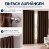 Kräuselband-Vorhang 300x245cm #9009 dunkelbraun Produktbild-Vorschau 6