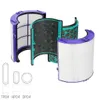 A collage of air purifier filters and outlines of air purifiers. Produktbild-Vorschau