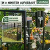 Heimfleiss Komposter Metall 450L Schwarz – Kompostkorb, Produktbild-Vorschau 5
