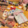 Carta da regalo, fiori, blu e lavanda, 0,70 x 10 m - Anteprima dell’immagine prodotto 3