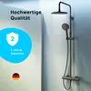 AM.PM Duschsystem Schwarz mit Thermostat 38℃ Regendusche Produktbild-Vorschau 4