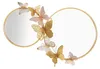 Mauro Ferretti Wandspiegel Doppelte Farfalle Rosa 81x3x52,5 Produktbild-Vorschau 1