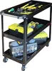 Carrello da officina Relaxdays, carrello portautensili a 3 Anteprima dell’immagine prodotto 1