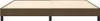 vidaXL Box spring bed frame dark brown 200x200 cm fabric Náhled obrázku produktu 4