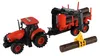Traktor Zetor s vlekem s naklád. ramenem plast 36cm na Náhled obrázku produktu 2