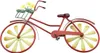 Gartenstecker "Fahrrad" aus Metall, bunt, fluoreszierend, Produktbild-Vorschau 3
