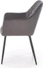 Halmar K558 židle šedá (1p=2szt) Produktbild-Vorschau 3