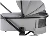 Close-up view of a grey baby stroller bassinet. Produktbild-Vorschau