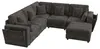 Merax Modulares 6-Sitzer Soffa, U-Ecksofa mit USB & Type-C, Produktbild-Vorschau 8