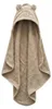 Kinderhandtuch mit Kapuze MILO 75x75, beige Produktbild-Vorschau 3