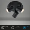 LED Badleuchte Spotleuchte 3xGU10 IP44 5 W schwarz Produktbild-Vorschau 2