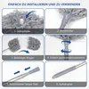 Staubwedel Teleskop 254 cm Mikrofaser Waschbar Biegbar Produktbild-Vorschau 3