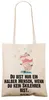 Mr. & Mrs. Panda Tote Bag Skilehrer Herz - Transparent - Produktbild-Vorschau 3