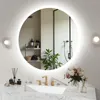 Puluomis miroir de salle de bain antibuée 70cm avec horloge Voir les images du produit 1