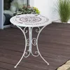 Garden Pleasure Gartentisch Bayo weiß rund 60,0 x 60,0 x Produktbild-Vorschau 8