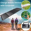 Cargador solar Bresser de 120W, plegable, con salida DC y Vista previa de la imagen del producto 3
