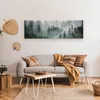 Obraz na plátně LAS WE MGLE Krajina Panorama 145x45cm Náhled obrázku produktu 6