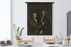 MuchoWow® Wandteppich Wandbehang Selbstporträt mit Blick Produktbild-Vorschau 3
