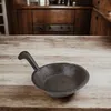 Mini Pfanne Kerzenständer mit 5cm Standfläche - rustikale Produktbild-Vorschau 4