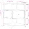 vidaXL Table de nuit Gris Chêne Sonoma 40x42x56 cm Bois Voir les images du produit 8