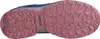 The sole of a blue and pink shoe. Voir les images du produit