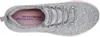 Skechers Damen Sneaker Dynamight grau/pink mit Memory Foam Produktbild-Vorschau 3