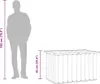 vidaXL Gartenbox Anthrazit 109x67x65 cm Produktbild-Vorschau 3