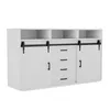 HOMAVO HG1-L Buffet - 4 tiroirs, 2 portes coulissantes, 2 Voir les images du produit 3