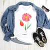 Mr. & Mrs. Panda Größe XL T-Shirt Blume Hagebutte - Weiß - Produktbild-Vorschau 2